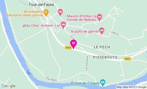 Localisation Restaurant  Paysannerie des Versanes