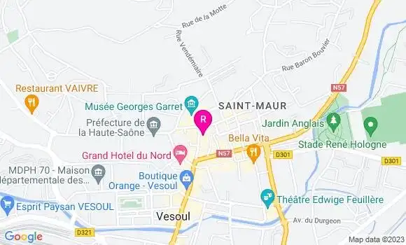 Localisation Bistrot Georges Cuisine