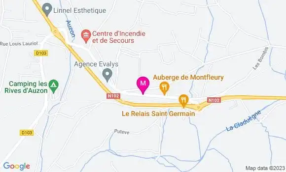 Localisation Restaurant  Chez Marti