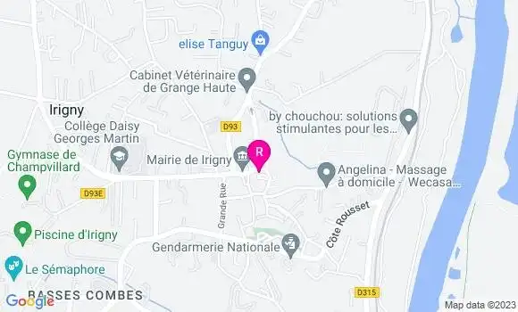 Localisation Restaurant Bar Les Terrasses du Bonheur