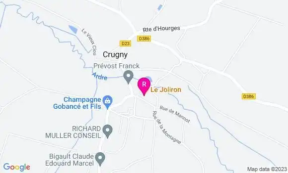 Localisation Restaurant  Le Joliron