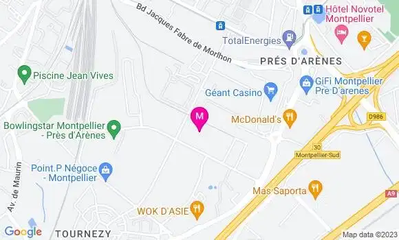 Localisation Restaurant  La Table de Cana