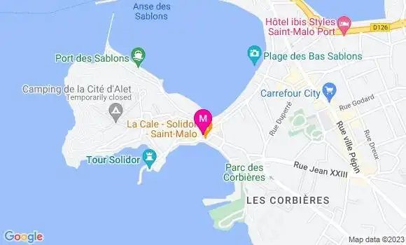 Localisation Café Le Cancalais