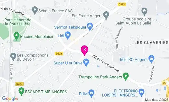 Localisation Restaurant  Le Brennus