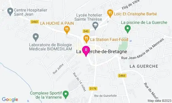 Localisation Restaurant  Giopepe