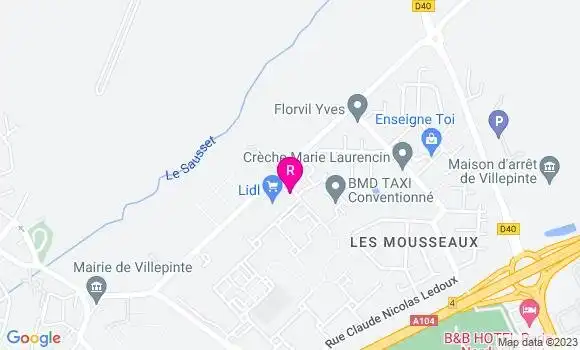 Localisation Restaurant  Au Wok Palace