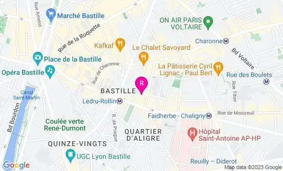 Localisation Restaurant  A l