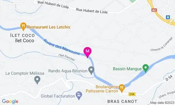 Localisation Restaurant Les Letchis