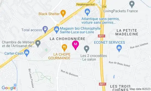Localisation Restaurant  Le Moulin des Landes