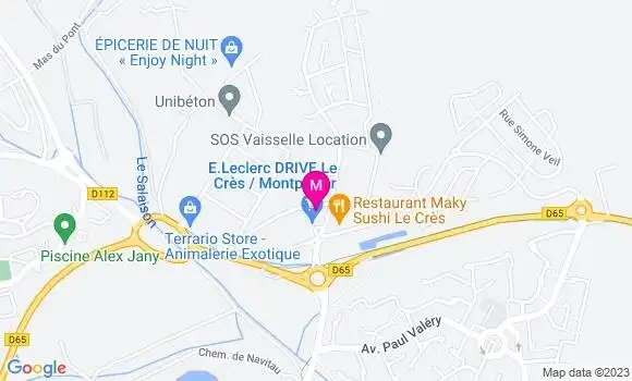 Localisation Restaurant  Le Calmos Café