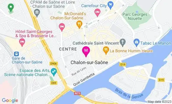 Localisation Restaurant Bar Le Saint Pierre