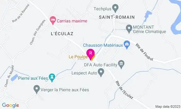 Localisation Restaurant  Le Poulpe