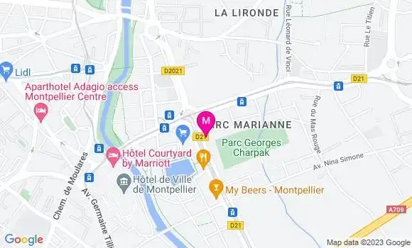 Localisation Restaurant  La Kitchenette