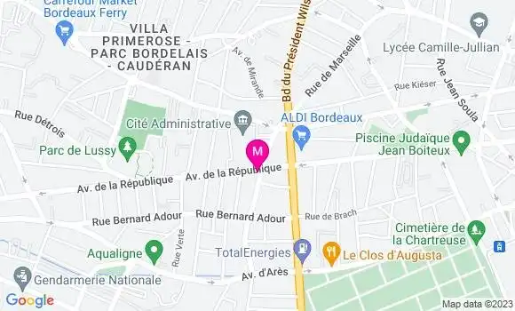 Localisation Restaurant  Le Jean Bart