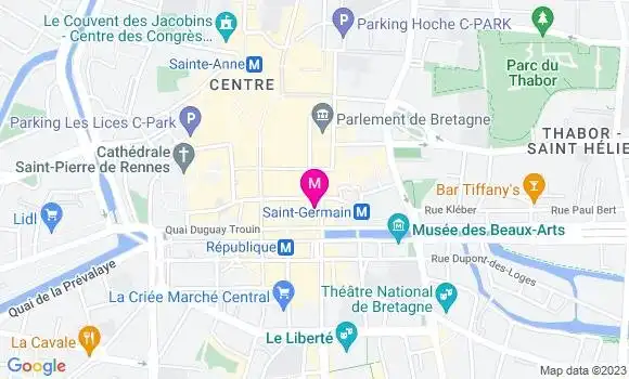 Localisation Bistrot Les Darons