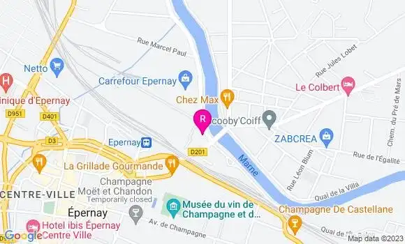 Localisation Restaurant  Royal d