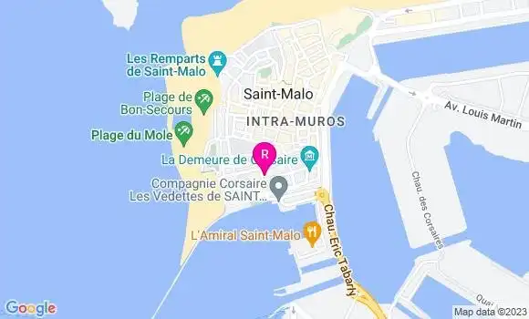 Localisation Le Bistrot du Rocher