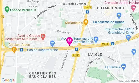 Localisation Brasserie Le Lautrec