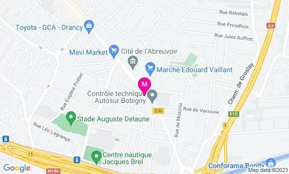 Localisation Restaurant Bar Les Bernardins
