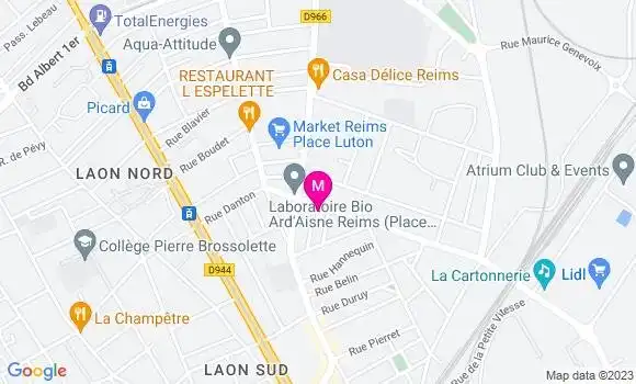 Localisation Pizzeria Le Vérone