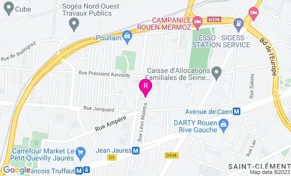 Localisation Restaurant  Le Saint Claude