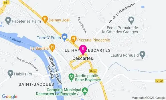 Localisation Restaurant Bar Café du Commerce