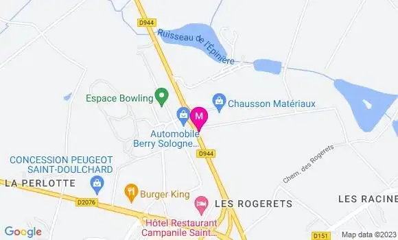 Localisation Brasserie Le Détour