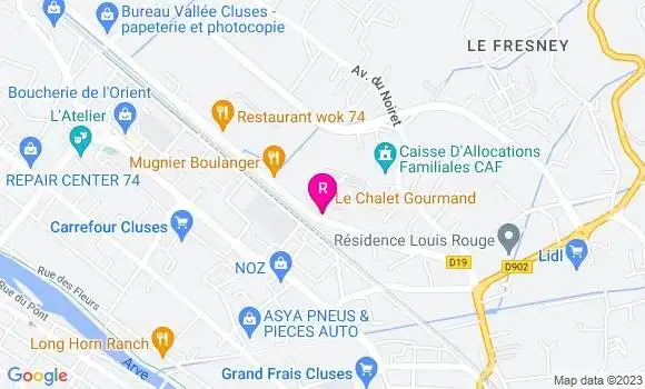 Localisation Restaurant  Le Chalet Gourmand