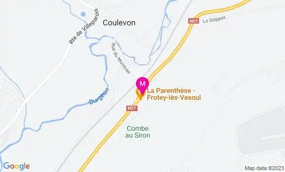 Localisation Restaurant  La Parenthèse