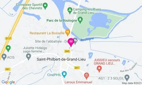 Localisation Pizzeria La Casamance