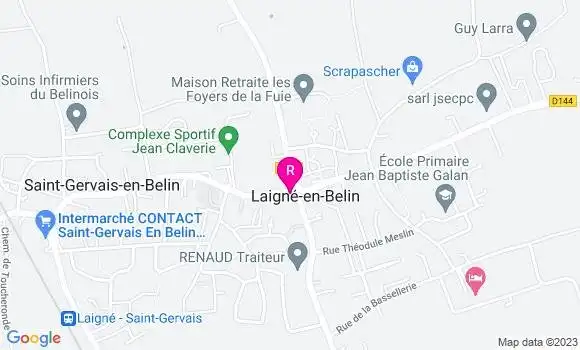 Localisation Restaurant  Le Bon Saint Martin