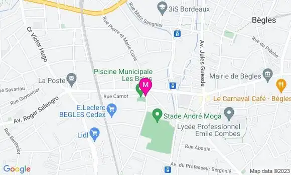 Localisation Restaurant  Nature et des Courgettes