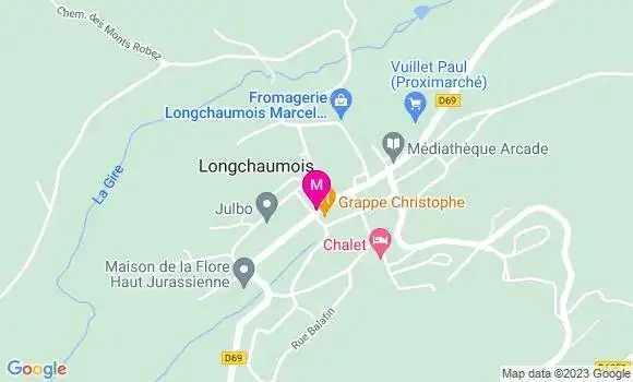 Localisation Restaurant  Les Charmilles