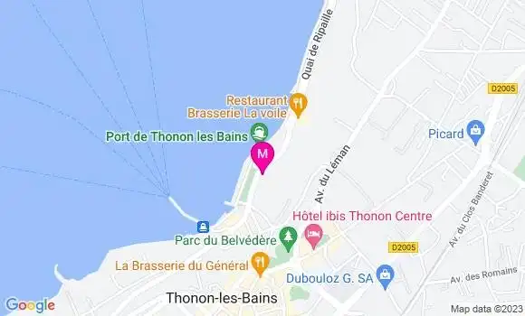Localisation Restaurant  Le Naviot