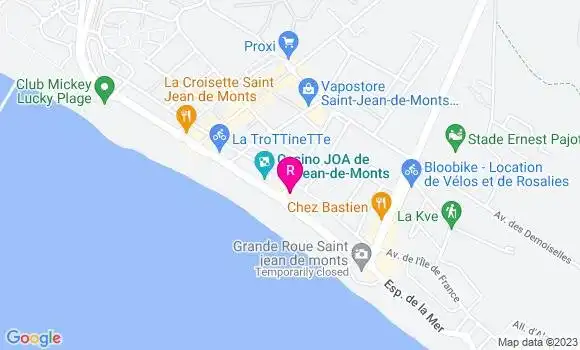 Localisation Pizzeria Le Colonial