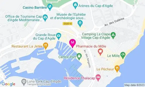 Localisation Restaurant Bar Riva Café