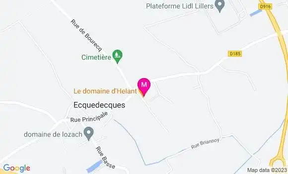 Localisation Restaurant  Le Domaine d