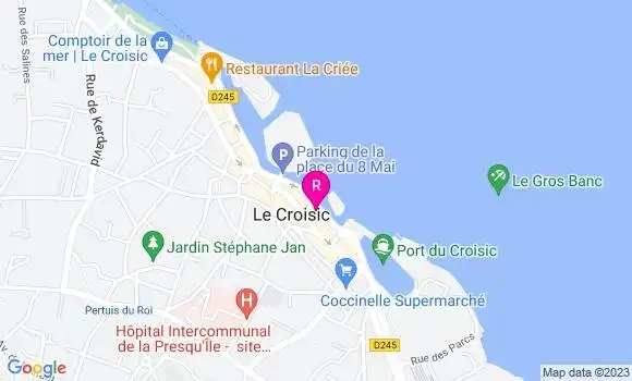 Localisation Restaurant Fruits de Mer La Dérive