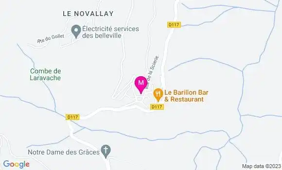 Localisation Restaurant  Le Barillon