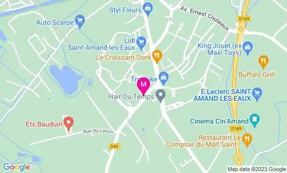 Localisation La Taverne du Moulin