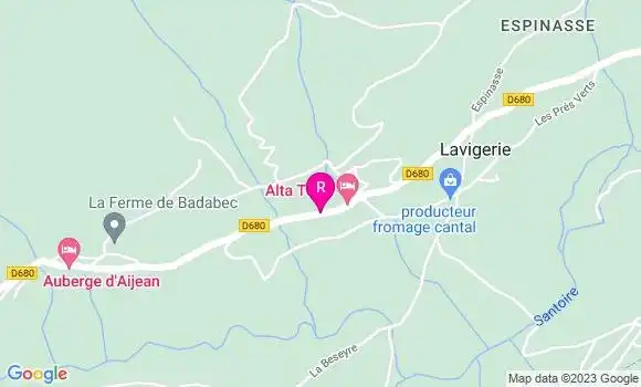 Localisation Restaurant  Alta Terra