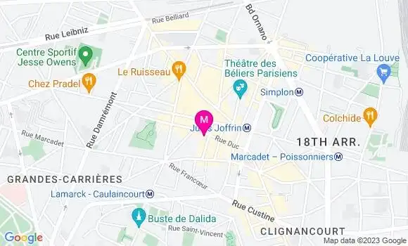 Localisation Café Le Petit Duc