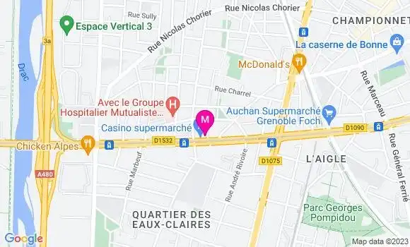 Localisation Restaurant  Le Jupiler