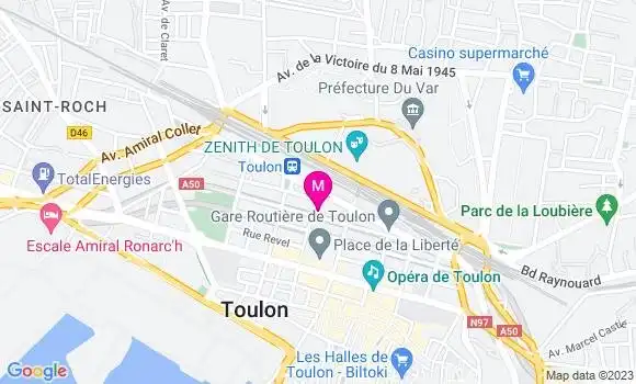 Localisation Ô Bistrot des Artistes