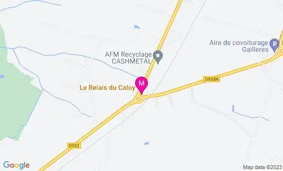 Localisation Restaurant  Le Relais du Caloy