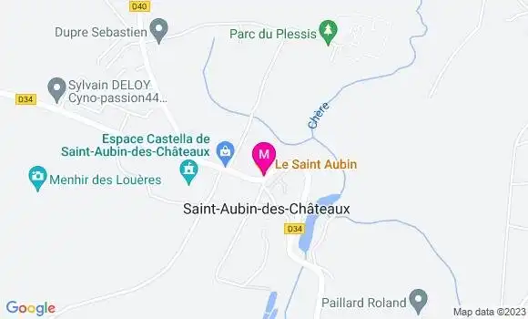 Localisation Restaurant  Le Saint Aubin