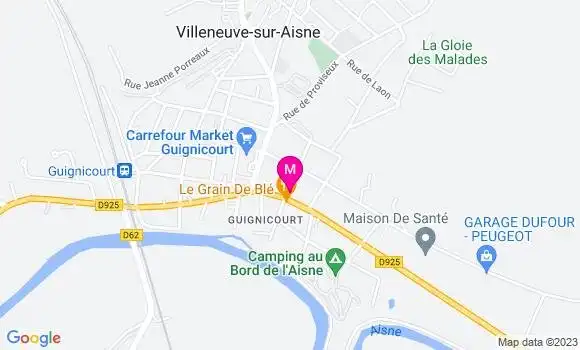 Localisation Restaurant Bar Le Relais