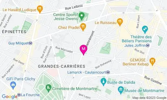 Localisation Restaurant  Le Café de la Poste
