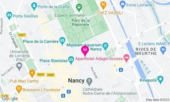 Localisation Restaurant  La Maison Dans le Parc