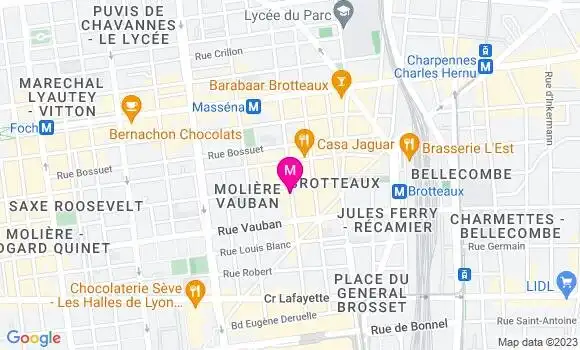 Localisation Restaurant  Le Pain de Sucre
